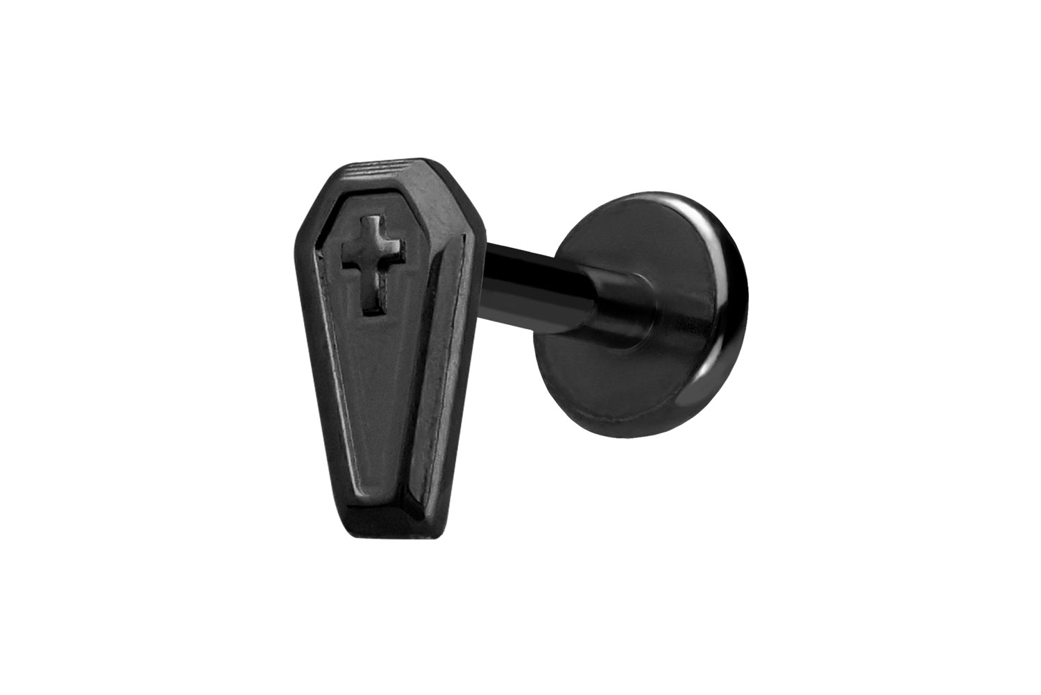 Titan Labret Piercing mit Push Fit SARG
